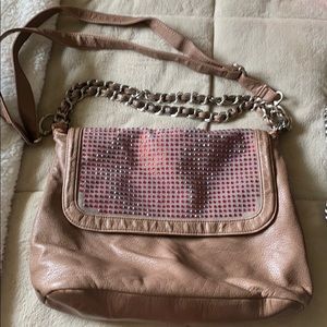 Faux leather handbag